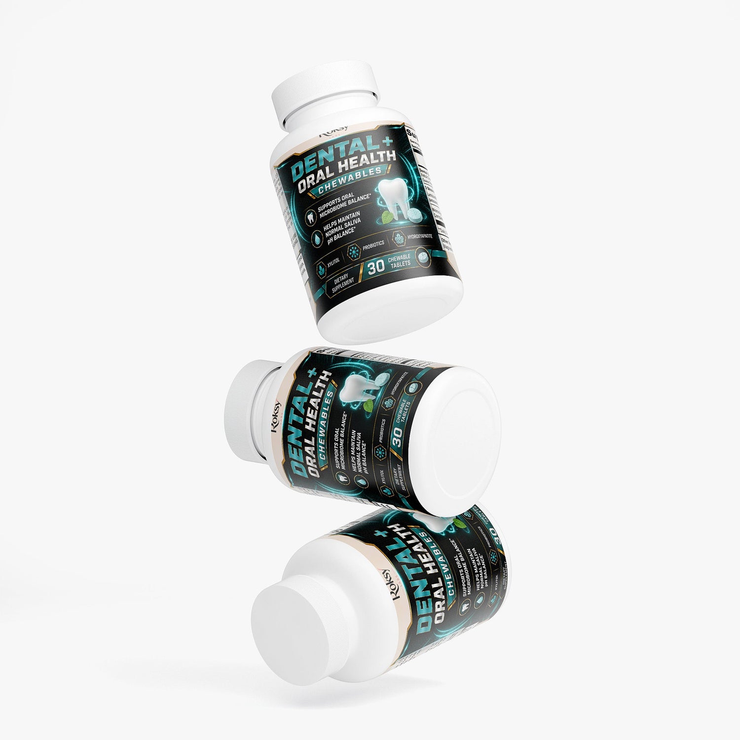 Dental + Oral Health Chewables 30 Days Supply Roksy
