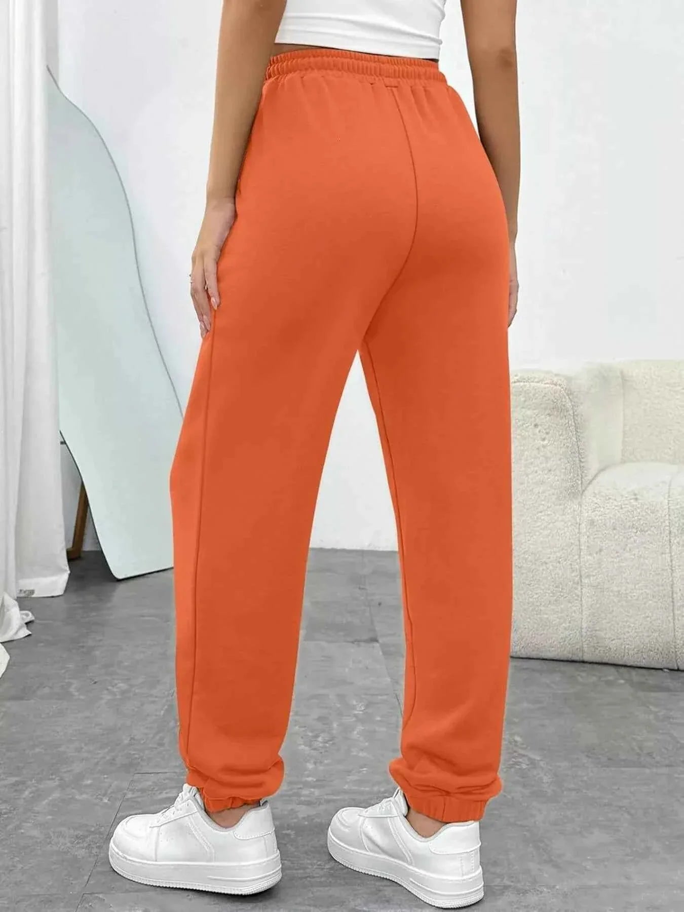 Drawstring Waist Joggers