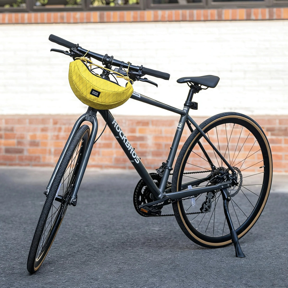 Banana Bike Handlebar Bag, Lightweight Crossbody Cycling Bag 1.8L ROCKBROS-US