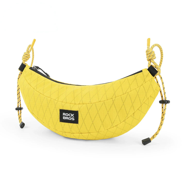 Banana Bike Handlebar Bag, Lightweight Crossbody Cycling Bag 1.8L ROCKBROS-US