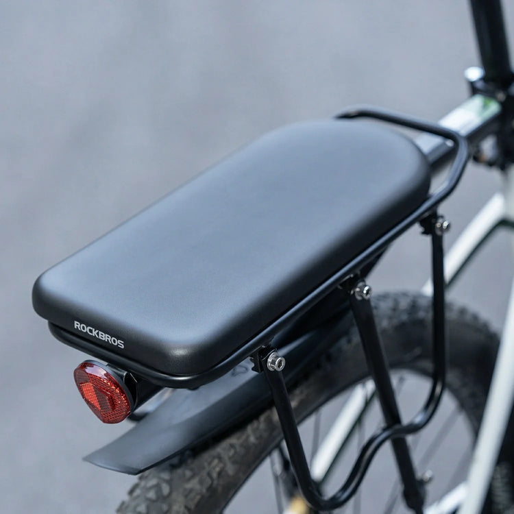 Comfortable PU Leather Bike Rear Seat Cushion for Racks ROCKBROS-US