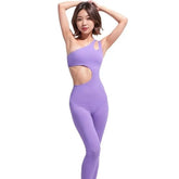 One-piece Exercise Sleeveless Irregular Workout Clothes Vain Products