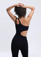 One-piece Exercise Sleeveless Irregular Workout Clothes Vain Products