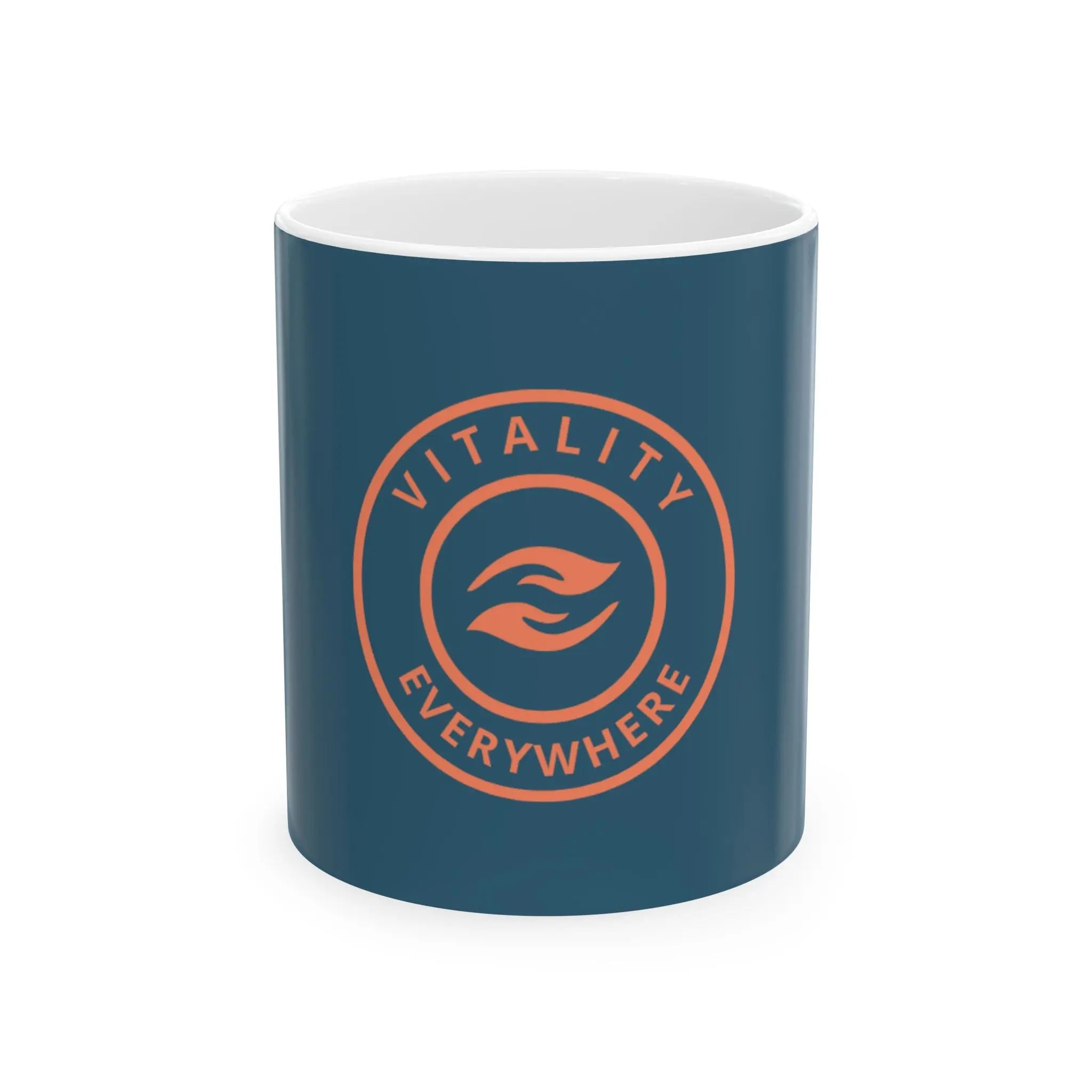 Vitality Everywhere Ceramic Mug — Motivational Wellness Coffee Cup (11oz & 15oz) Printify