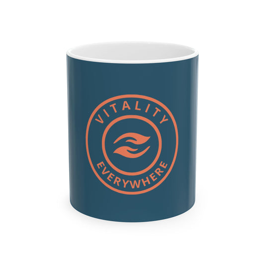 Vitality Everywhere Ceramic Mug — Motivational Wellness Coffee Cup (11oz & 15oz)