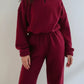 Quarter Zip Sweatshirt and Pants Set