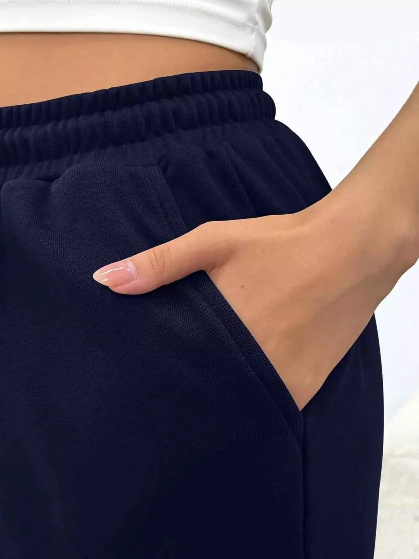 Drawstring Waist Joggers