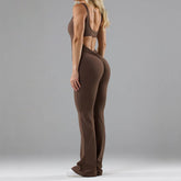 Tight Yoga Bodysuit Casual Hollow Seamless Womens Clothing Social Buzz eSIMs