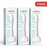 Follicly™ Derma Stamp 3-Pack - 140 Adjustable Titanium Microneedles (Value Bundle) Follicly