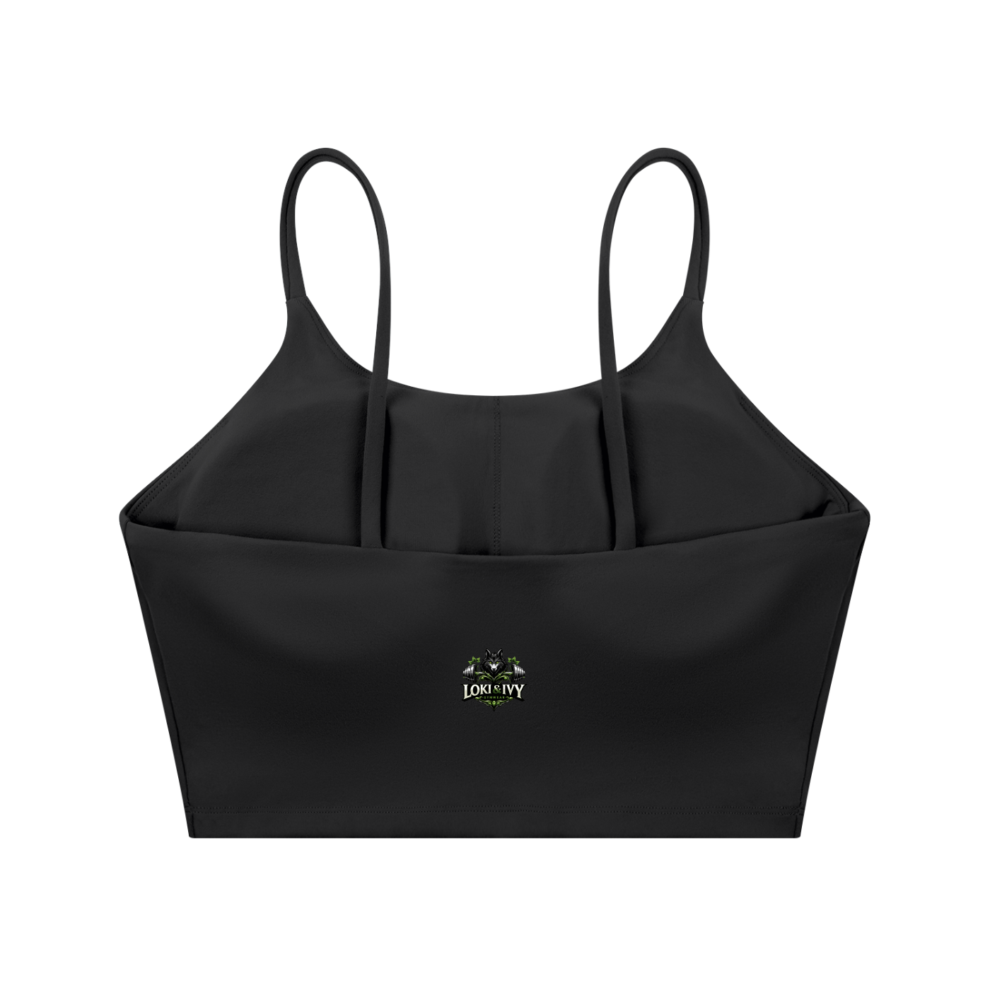Loki & Ivy Spaghetti Strap Yoga Sports Bra THRIXINE