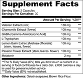 Veluna Advanced Sleep Formula | Melatonin GABA Valerian Chamomile L-Tryptophan | Restful Sleep Support | 60 Capsules Roksy