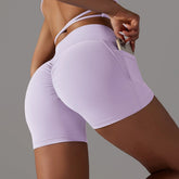 Yoga Shorts With Phone Pocket Design Fitness Sports Pants For Women Clothing Vain Products
