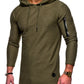 Men's Plus Size Casual Slim Fit Long Sleeve Hoodie