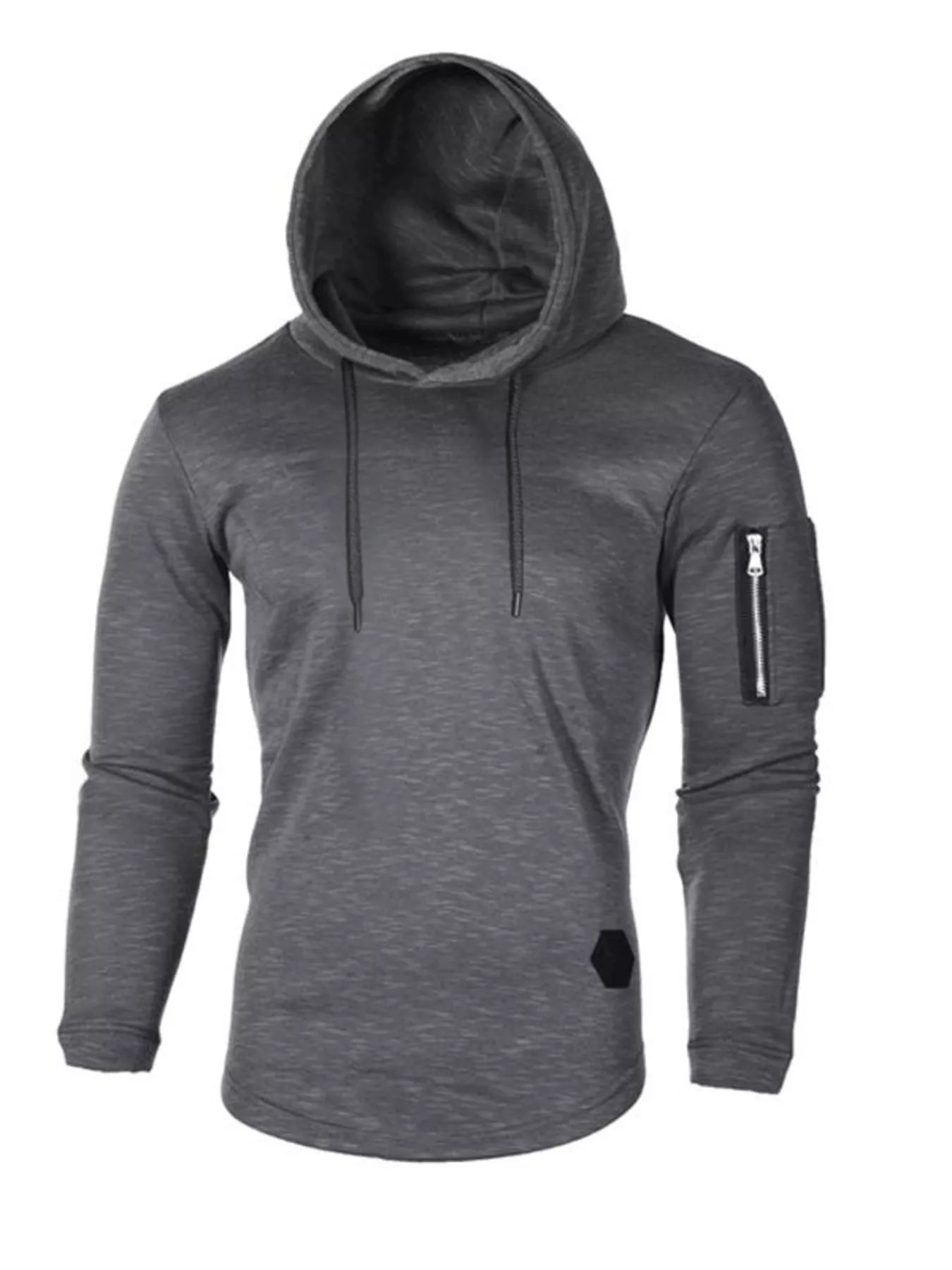 Men's Plus Size Casual Slim Fit Long Sleeve Hoodie