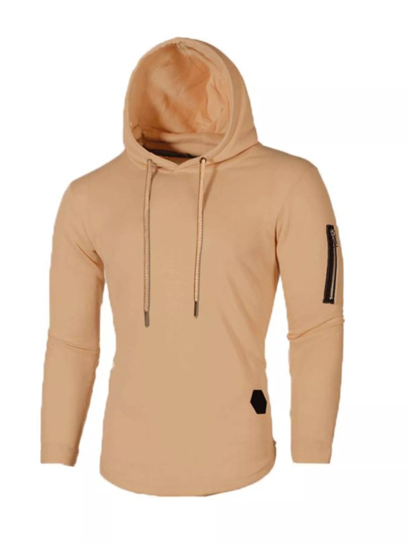 Men's Plus Size Casual Slim Fit Long Sleeve Hoodie