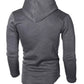 Men's Plus Size Casual Slim Fit Long Sleeve Hoodie