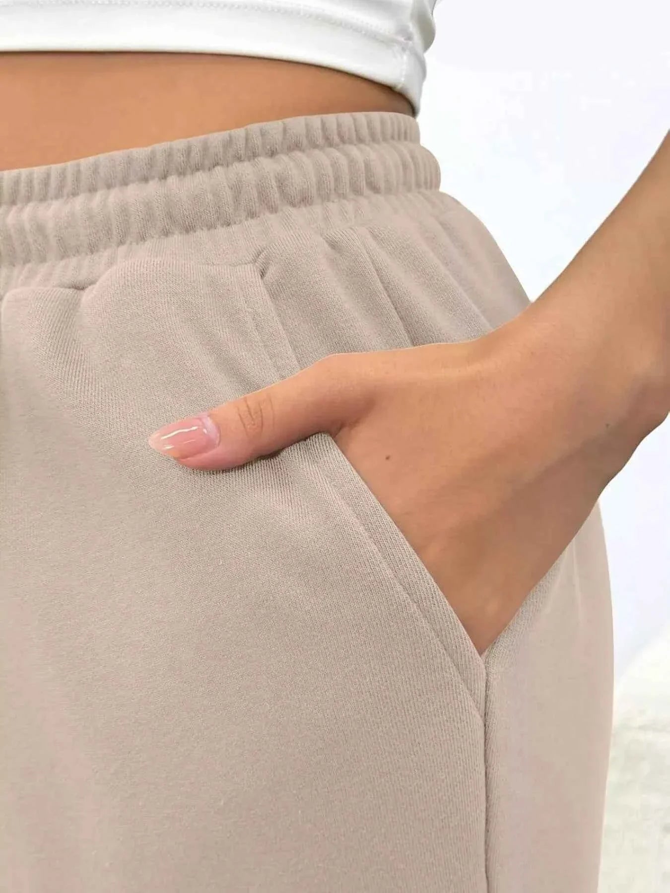 Drawstring Waist Joggers