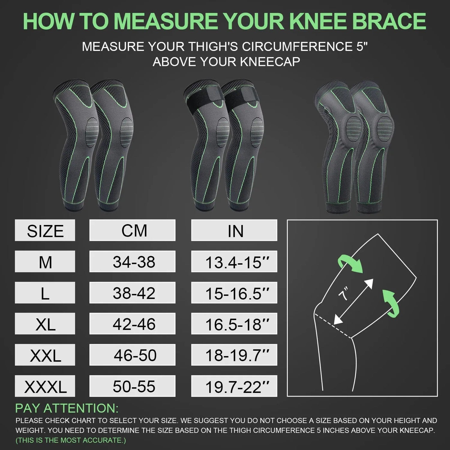 Knitted Strap Compression Exercise Extended Knee Protector for Men and Women Warm Knee Protector V.I.P Digital Presence