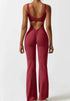 Tight Yoga Bodysuit Casual Hollow Seamless Womens Clothing Social Buzz eSIMs