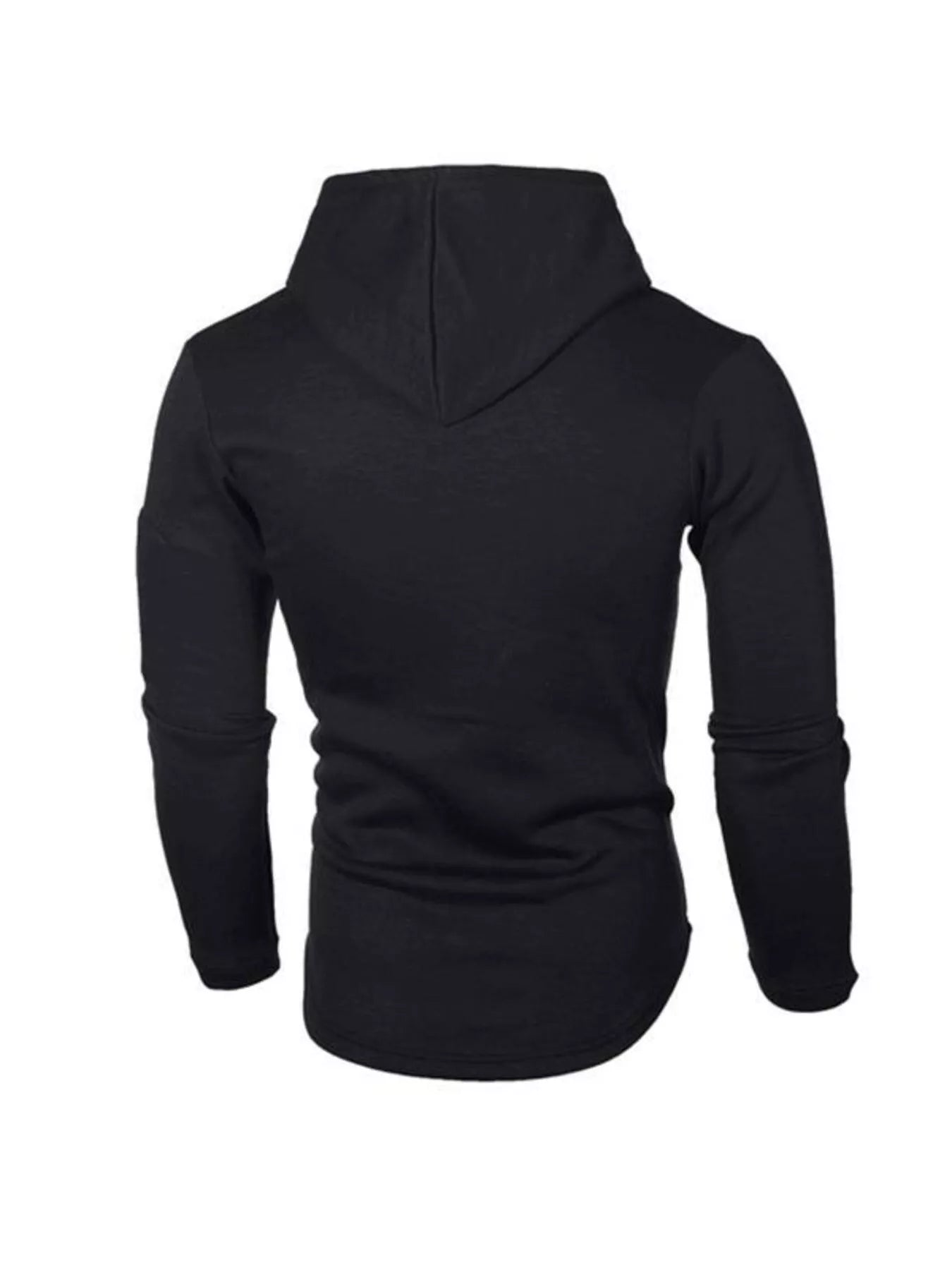 Men's Plus Size Casual Slim Fit Long Sleeve Hoodie