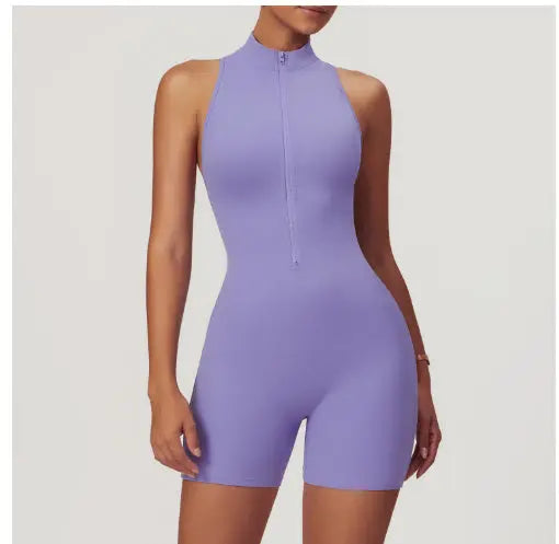 Women’s Zipper Backless Yoga Jumpsuit Social Buzz eSIMs
