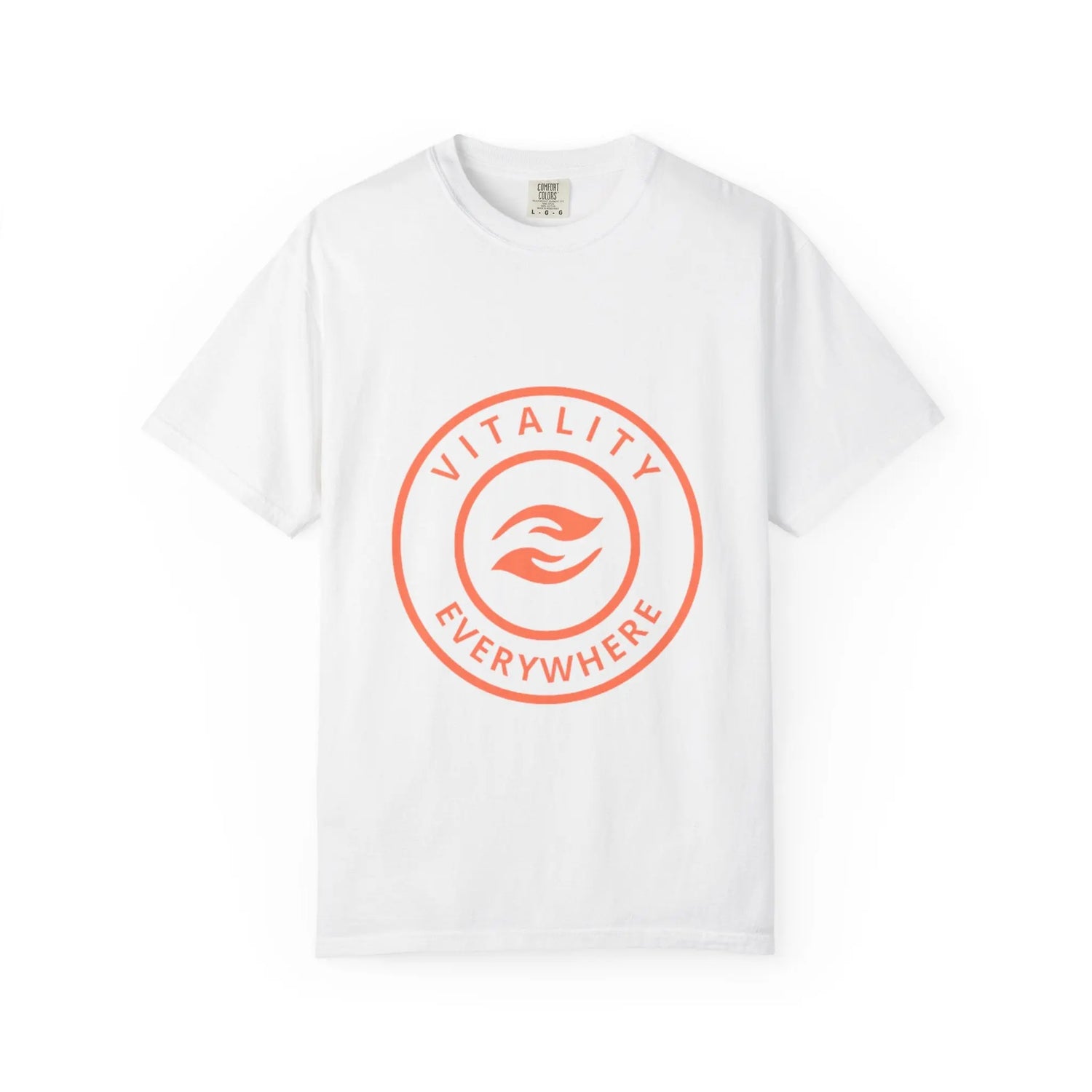 Vitality Everywhere T-Shirt — Minimal Wellness Logo Tee Printify