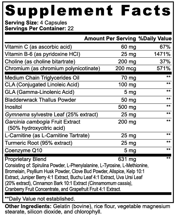 Fat Burner with MCT - Made in the USA THRIXINE