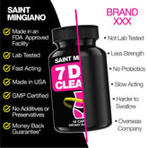 7-Day Colon Cleanse Detox Saint Mingiano - Supplements & Wellness Dedicated to Holistic Health
