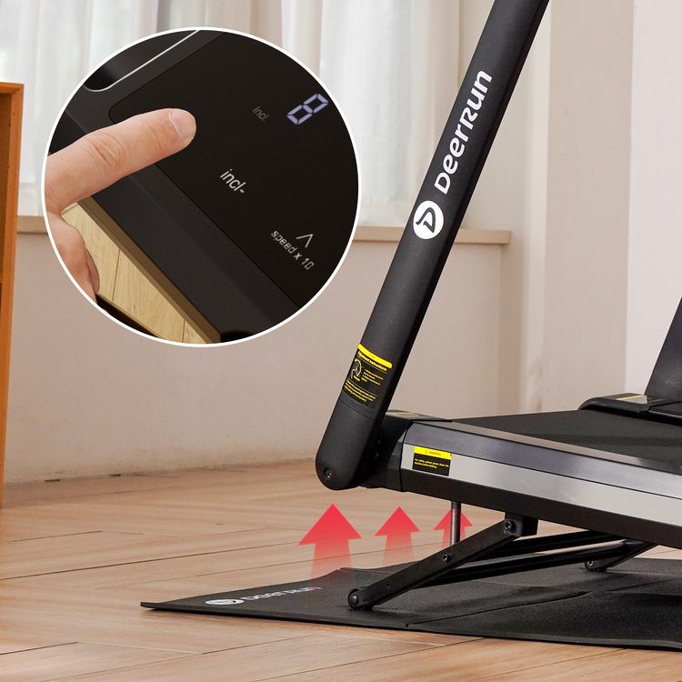 DeerRun X20 Incline Home Treadmill with 15% Auto Incline & Full Running Deck | 400 lbs, 11.3 mph DeerRun®
