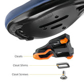 Carbon Fiber SPD Clipless Pedals for Road Bikes 9/16&
