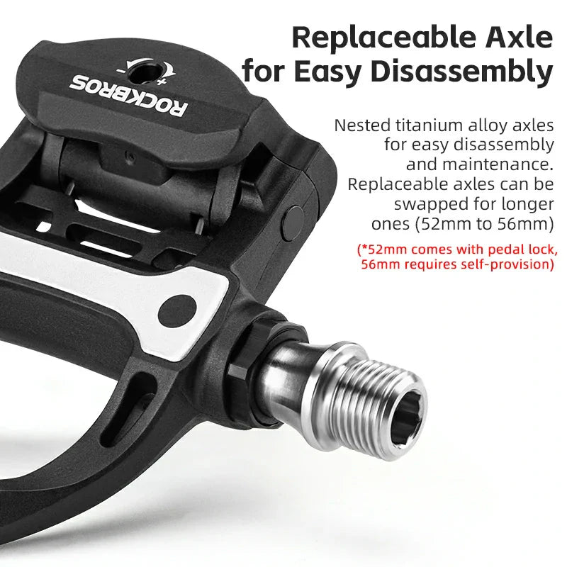 Carbon Fiber SPD Clipless Pedals for Road Bikes 9/16&