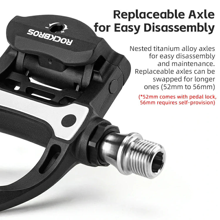 Carbon Fiber SPD Clipless Pedals for Road Bikes 9/16&