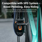 Carbon Fiber SPD Clipless Pedals for Road Bikes 9/16&