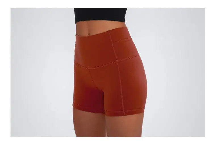 Hip-lifting outer wear sports fitness tight hip shorts Social Buzz eSIMs
