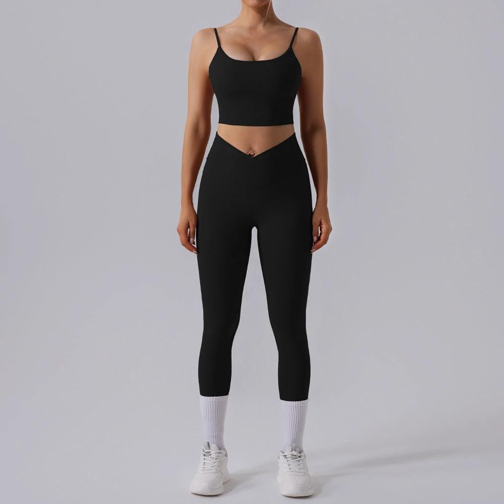 High Waist Tight Yoga Workout Clothes Sports Suit Women Vain Products