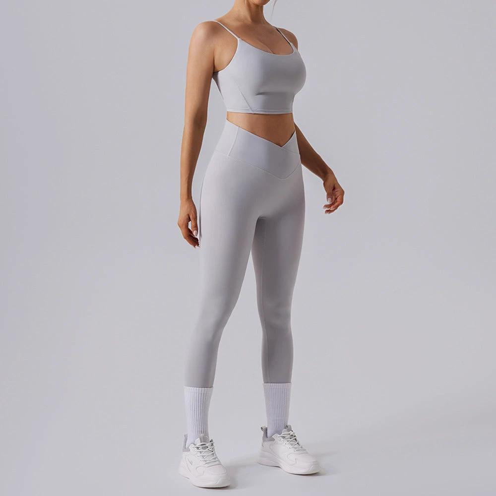 High Waist Tight Yoga Workout Clothes Sports Suit Women Vain Products