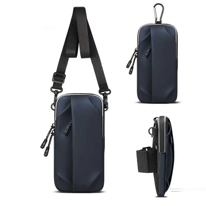 Running mobile phone arm bag for men and women, single shoulder diagonal cross bag, wrist bag, fitness sports travel equipment, V.I.P Digital Presence