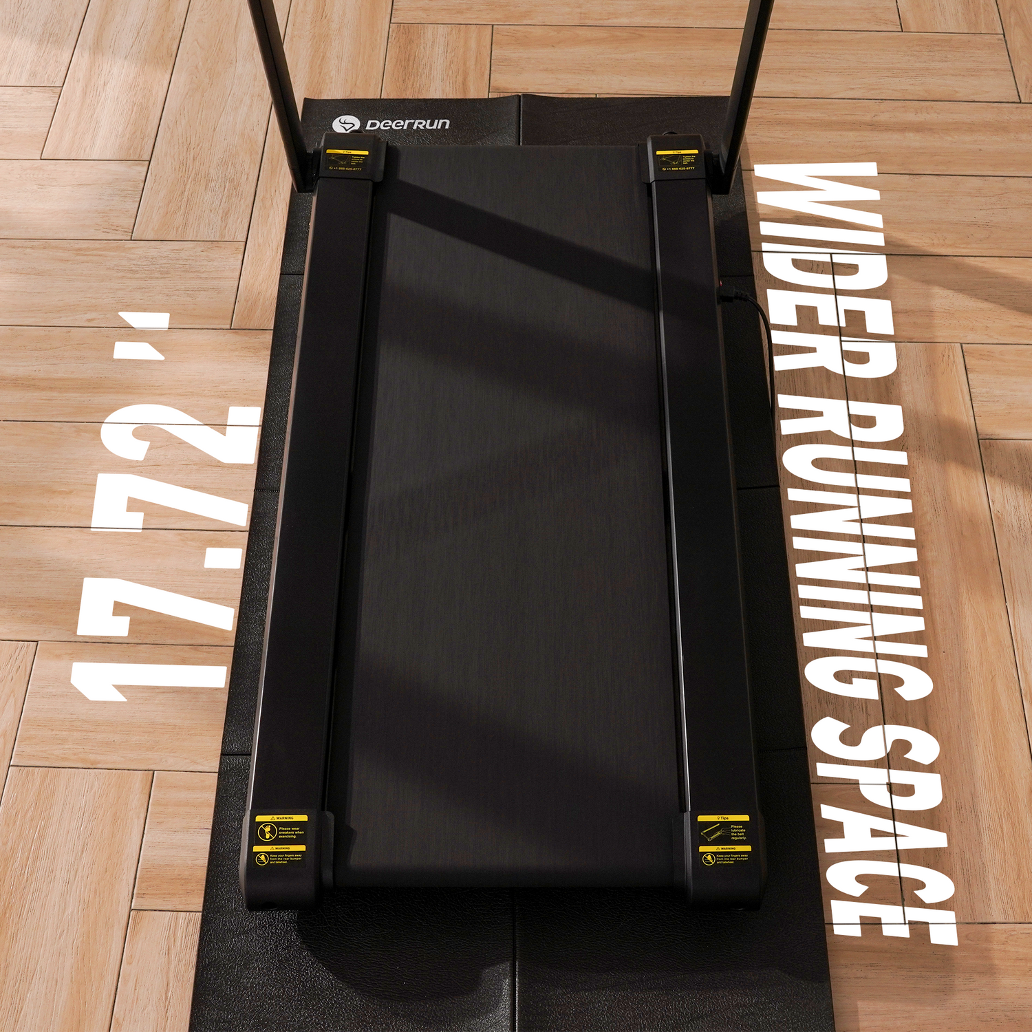 DeerRun X20 Incline Home Treadmill with 15% Auto Incline & Full Running Deck | 400 lbs, 11.3 mph DeerRun®
