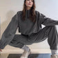 Quarter Zip Sweatshirt and Pants Set