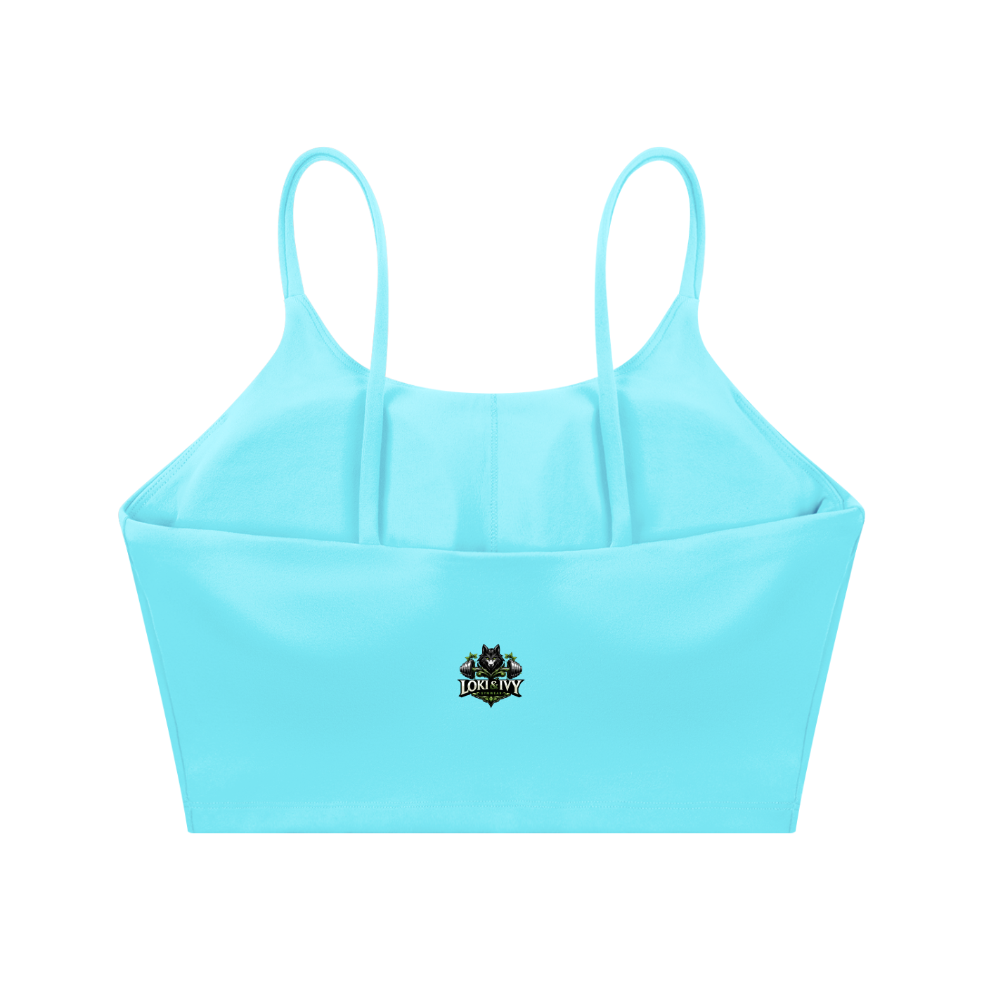 Loki & Ivy Spaghetti Strap Yoga Sports Bra THRIXINE