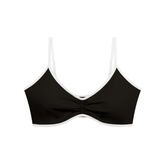 Loki & Ivy Color Block Ruched V-Neck Sports Bra THRIXINE