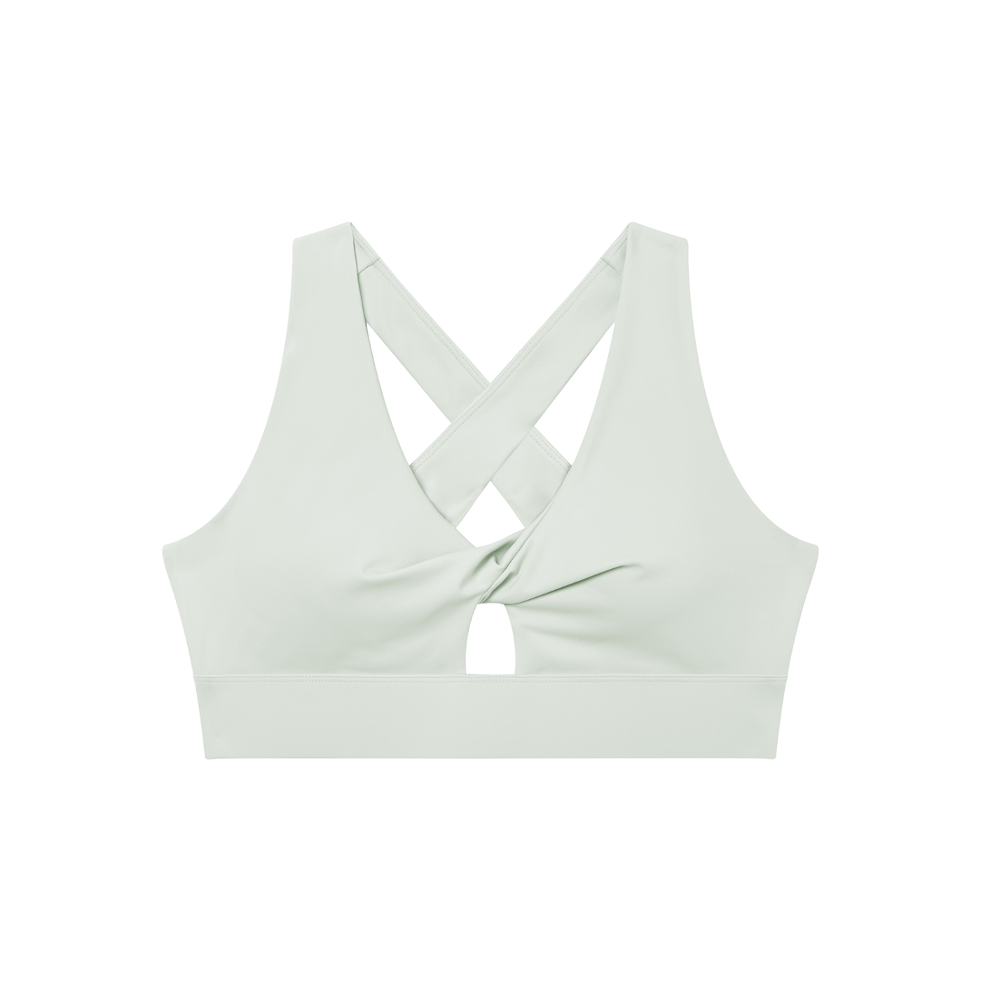 Loki & Ivy Women's Twist Front V-Neck Sports Bra THRIXINE