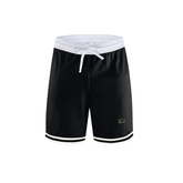Loki & Ivy Classic Stripe Trim Basketball Shorts THRIXINE