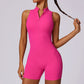 Women’s Zipper Backless Yoga Jumpsuit