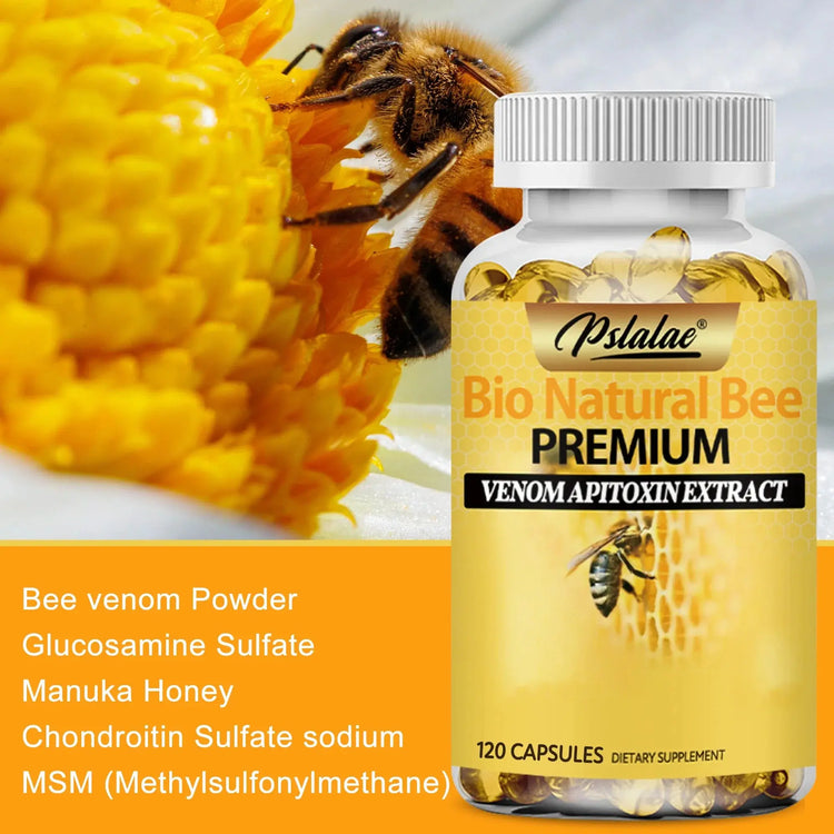 Bee Capsules - Boost Immunity, Arthritis Supplement Effectively Relieves Joint Inflammation - 120 Capsules Roksy