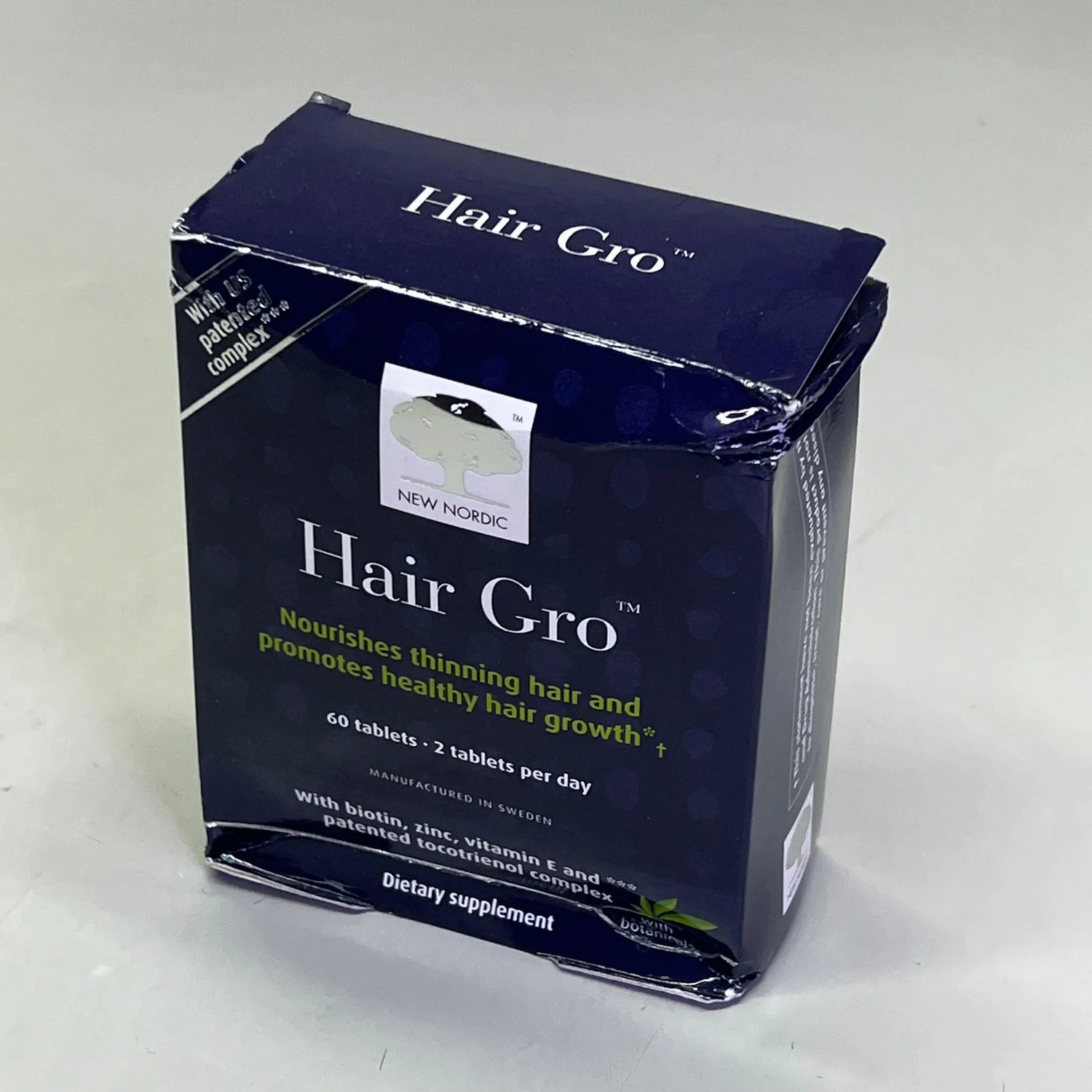 NEW NORDIC (60 TA BLETS) Hair Gro Healthy Grow/Nourishes Thinning Hair BB 05/27 PayWut