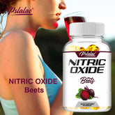 Nitric Oxide Beetroot Supplement – Natural Energy – Supports Heart Health - 120 Capsules Roksy