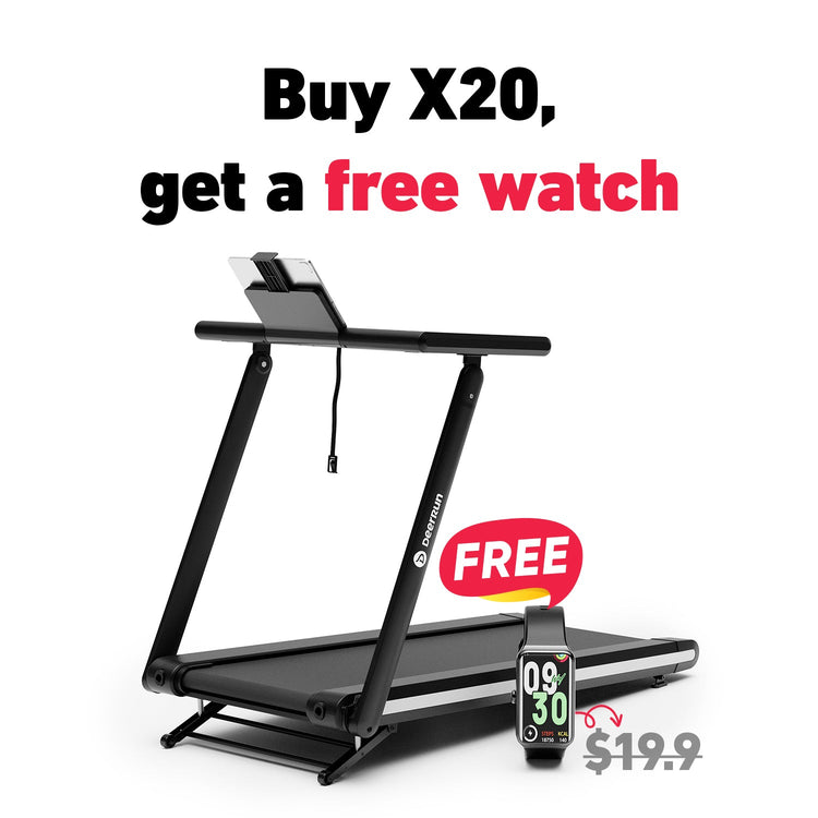 DeerRun X20 Incline Home Treadmill with 15% Auto Incline & Full Running Deck | 400 lbs, 11.3 mph DeerRun®