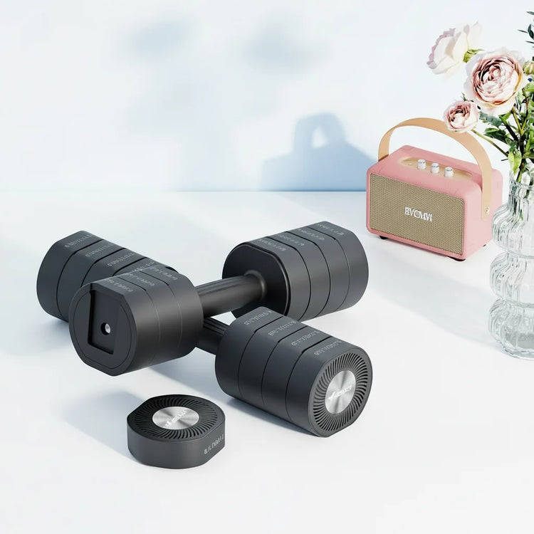 Adjustable Dumbbell Set: Non-Slip & Anti-Roll Design 24 Hour Sport