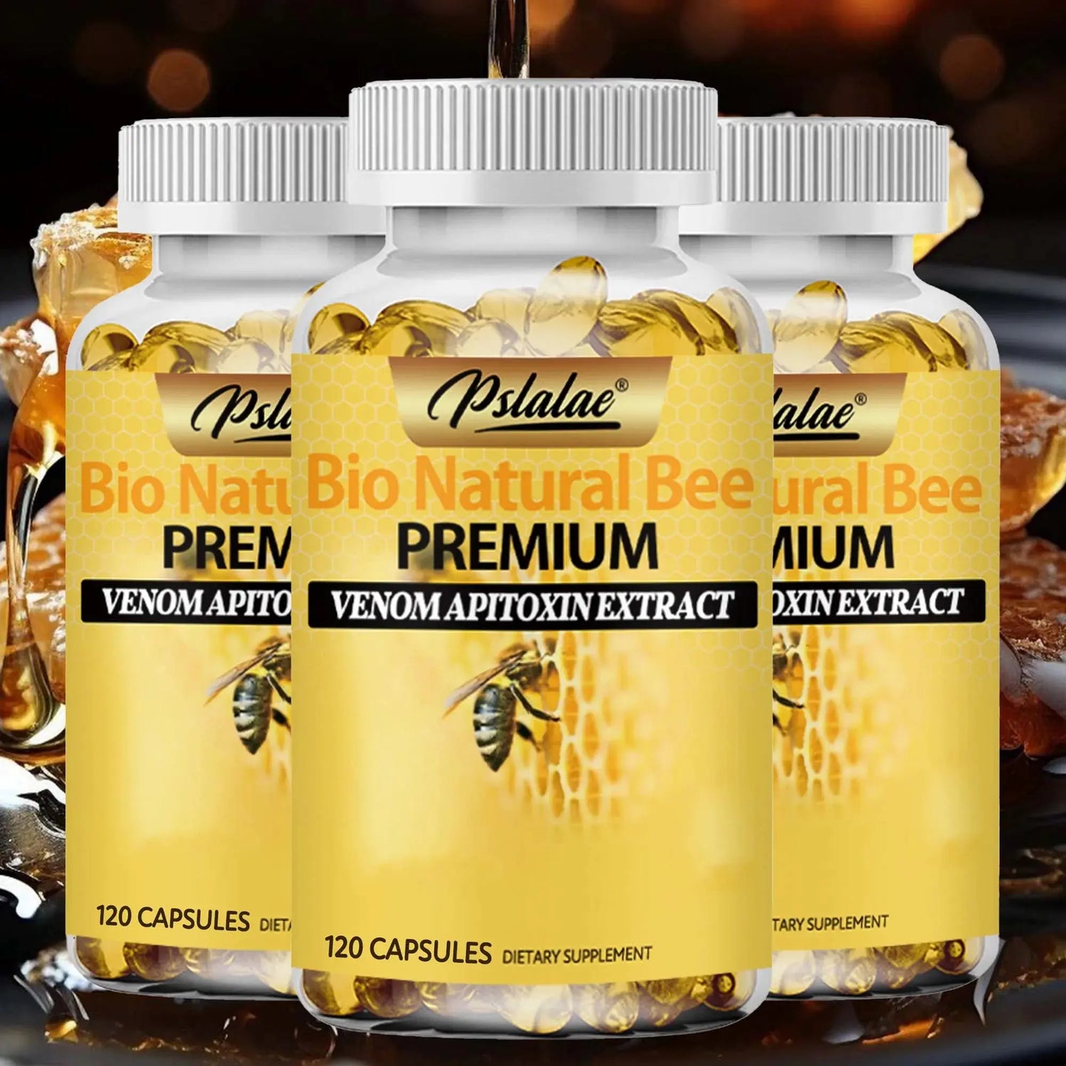 Bee Capsules - Boost Immunity, Arthritis Supplement Effectively Relieves Joint Inflammation - 120 Capsules Roksy